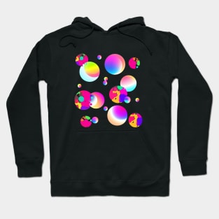 Ink Moon Bubbles Rainbow Hoodie